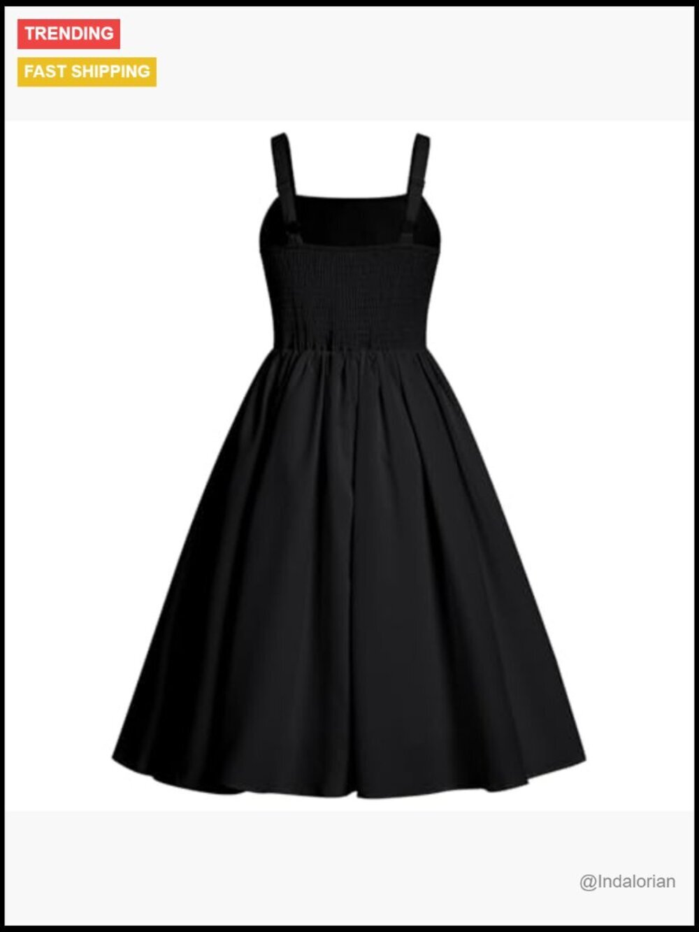 Teen Girl Floral Corset Smocked Dress Polyester Formal Prom Sundress - Picture 2 of 6
